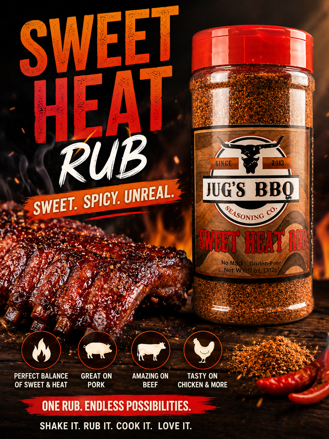 JUGS BBQ – SWEET HEAT