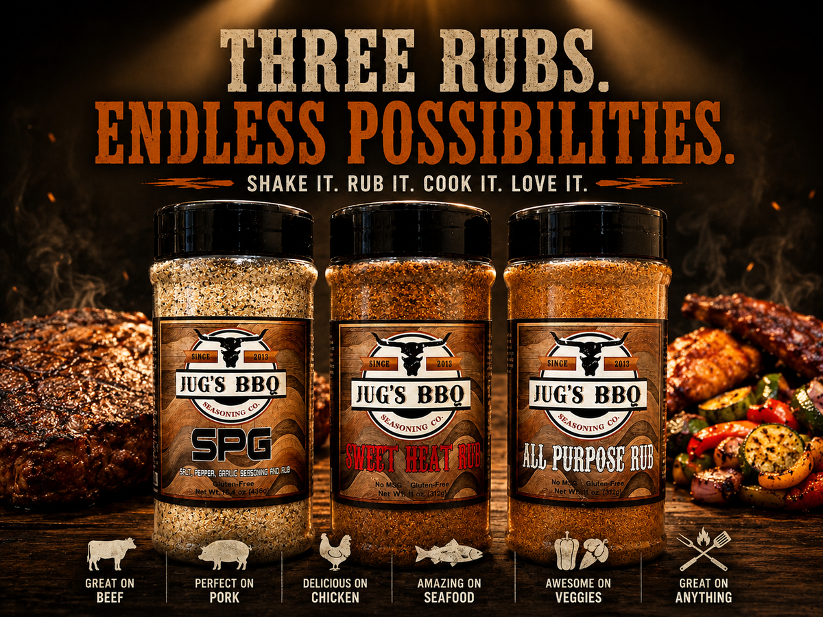 Jugs BBQ 3-Pack Seasoning Set
